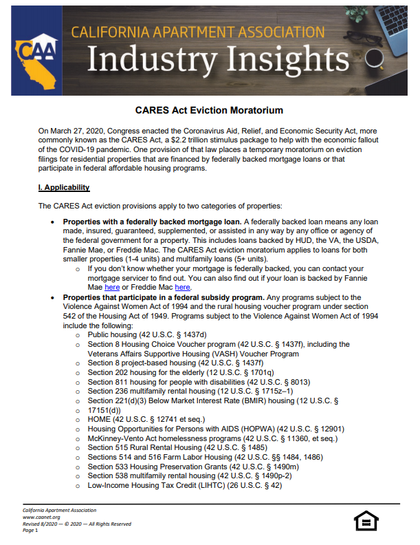 california covid 19 rent relief requirements